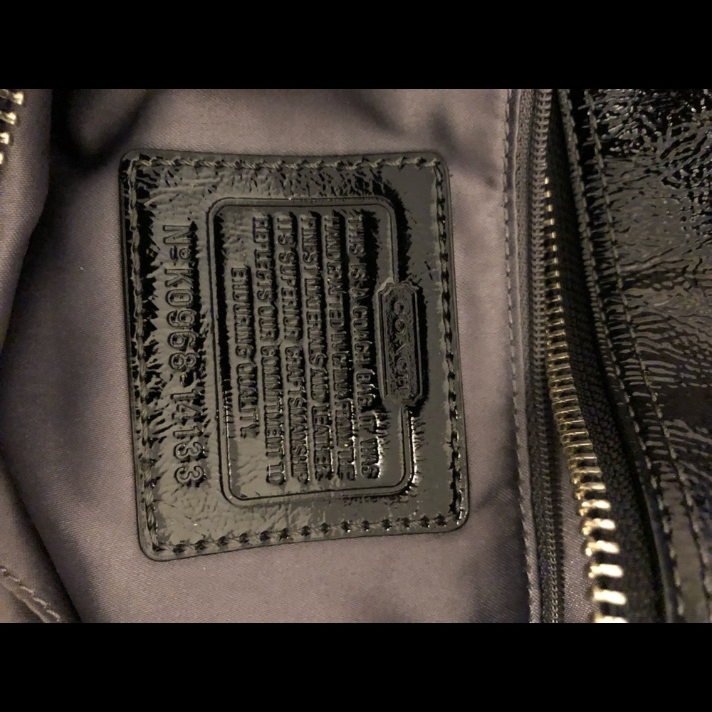 Medium Size Coach Black “Block C” Pattern - image 7